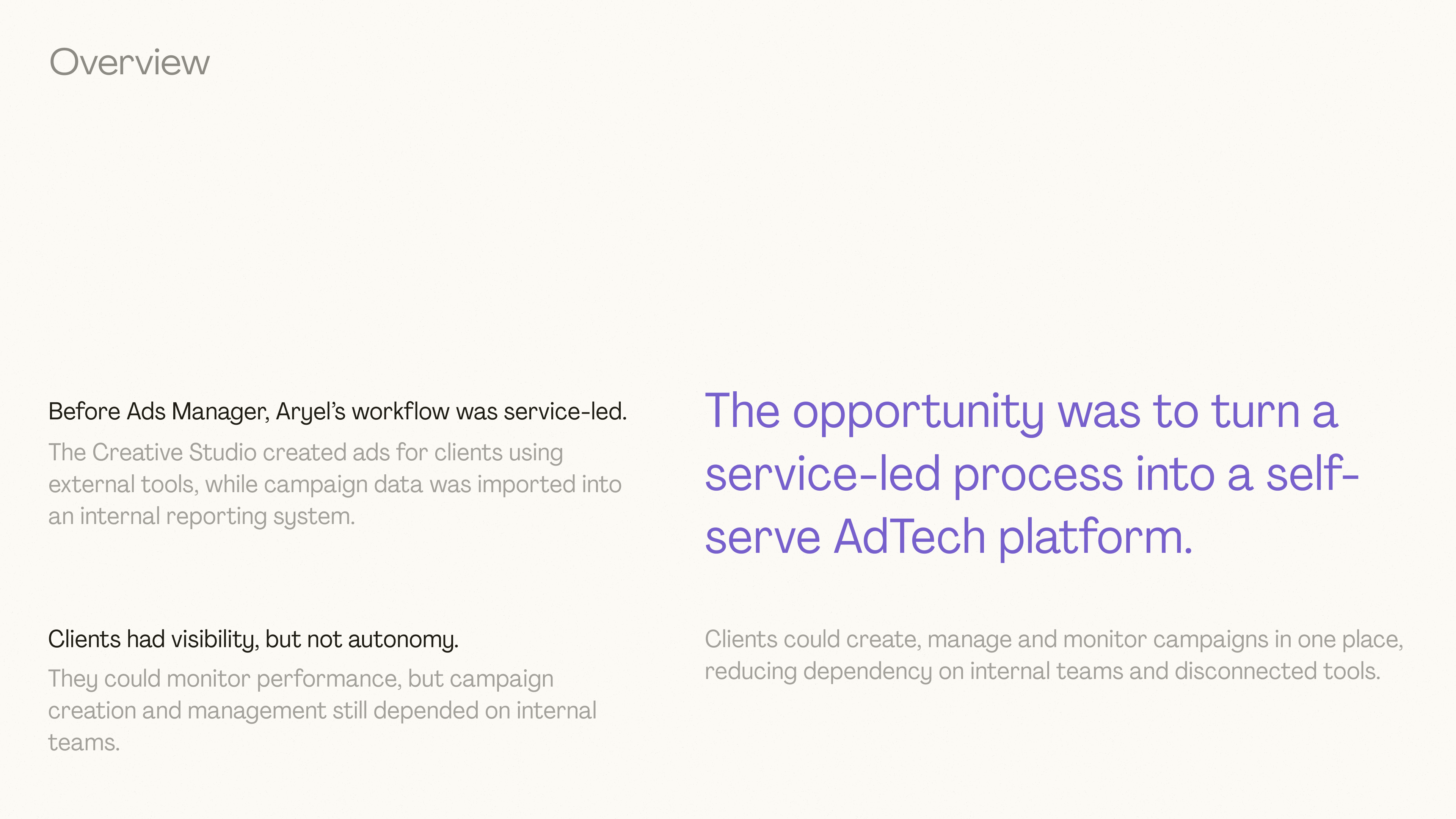 Ads Manager overview