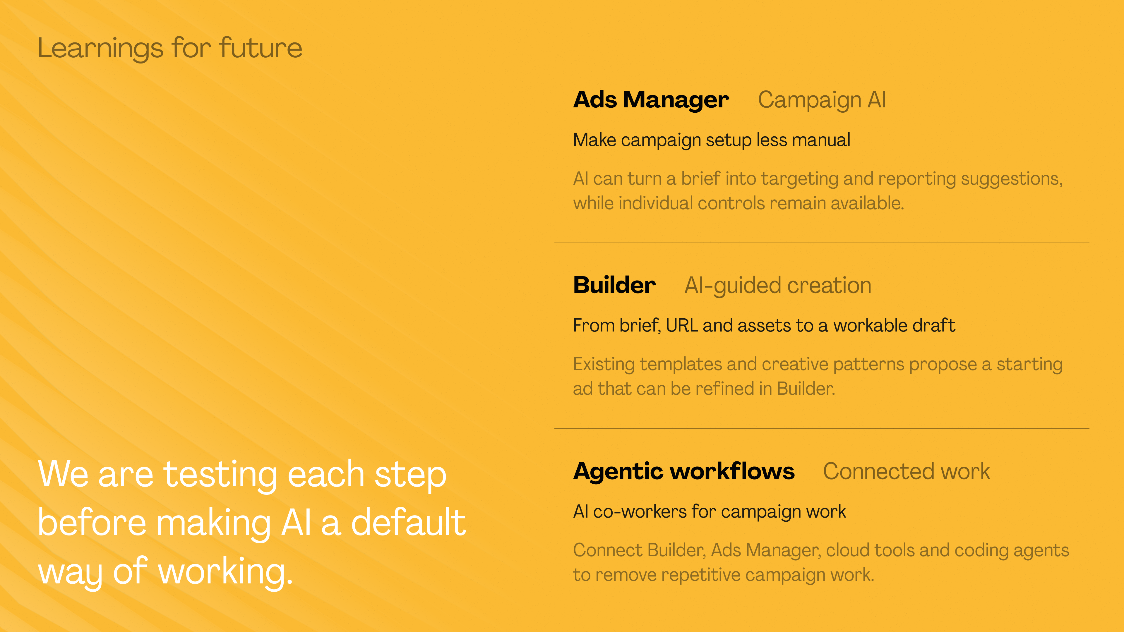 AI Workflow learnings