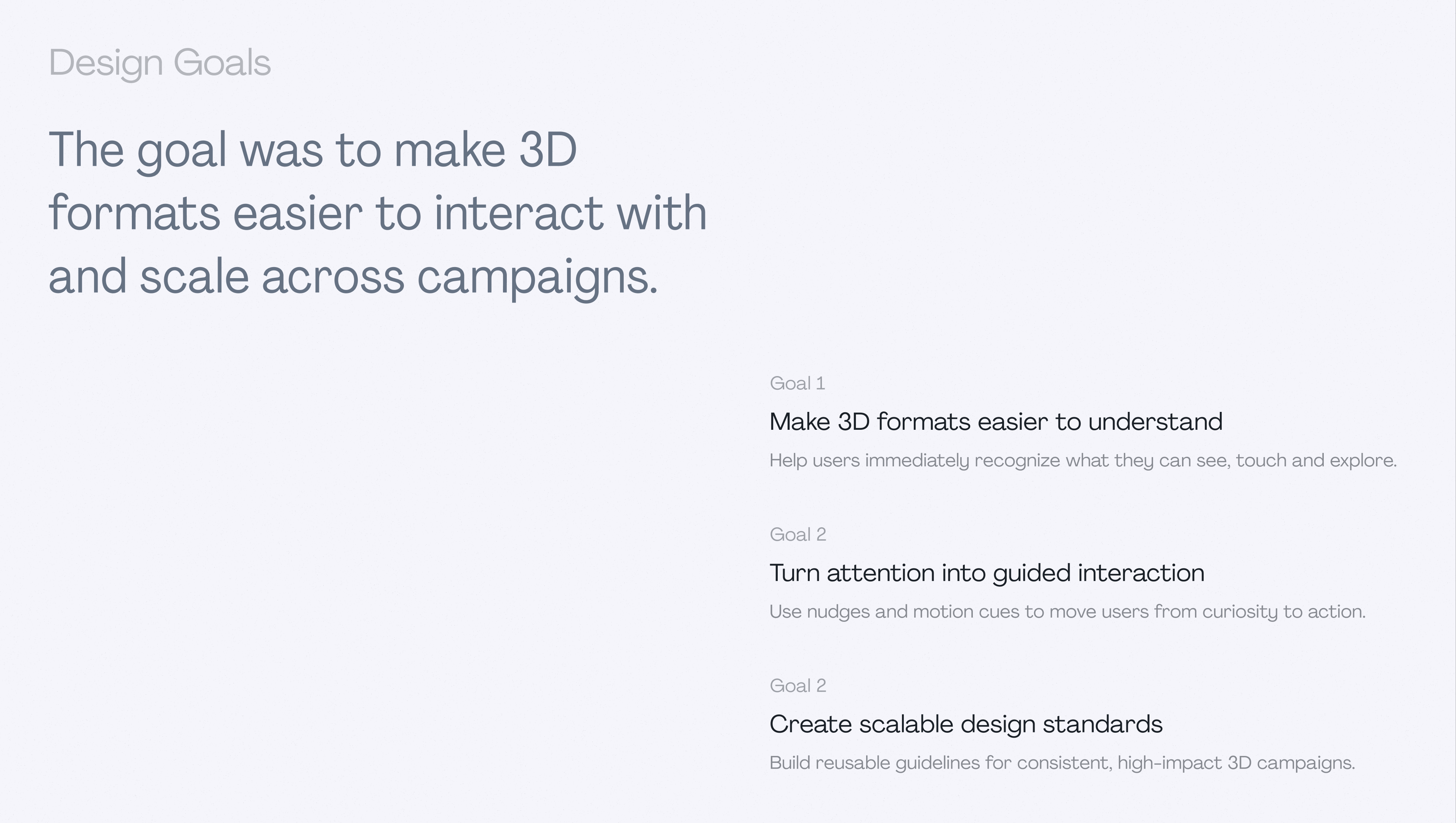 Gentle Nudges design goals