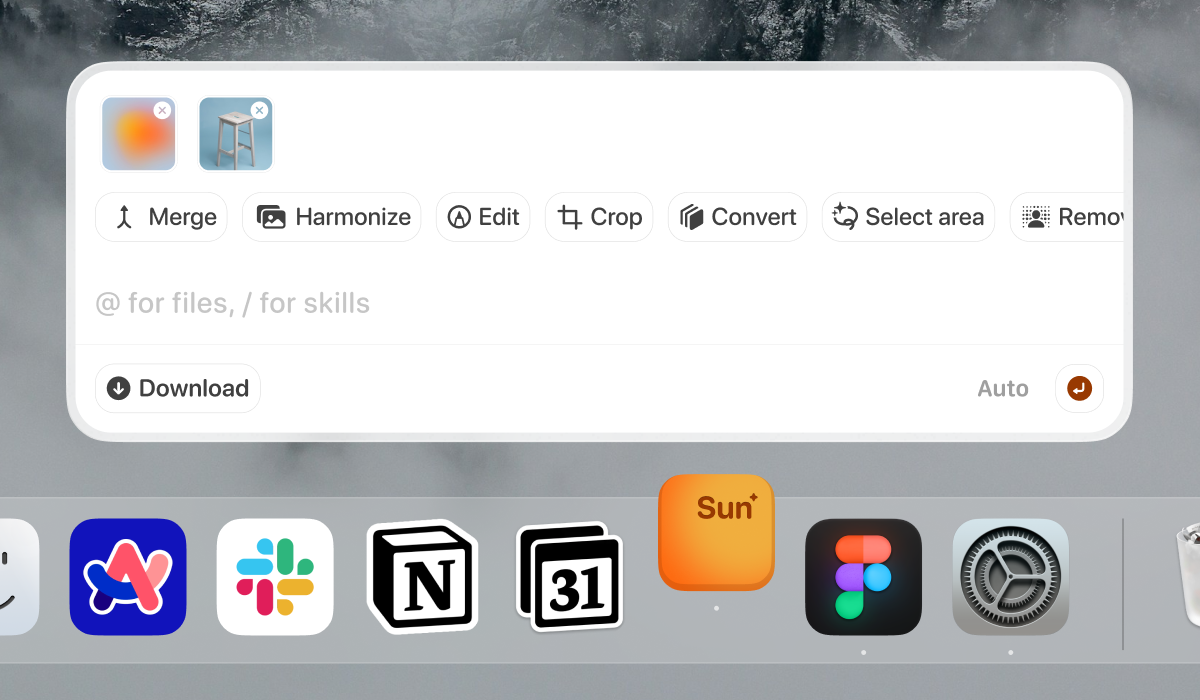 User interface motion experiments